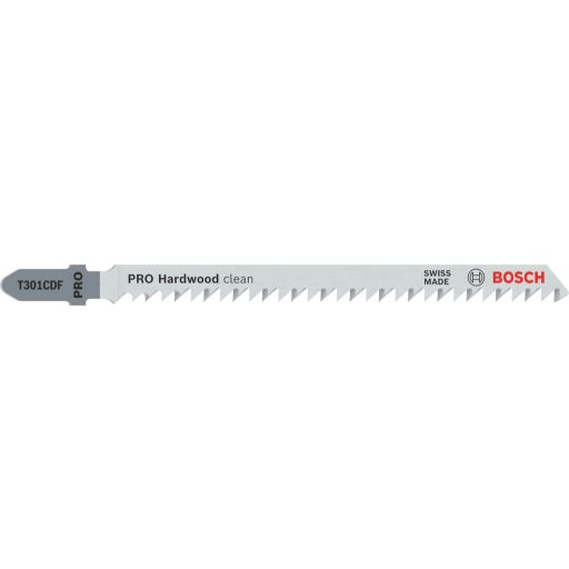 BOSCH szúrófűrészlap T301CDF - PRO-BIM, precíziós köszörült , Keményfa 4-65 mm, ( L117mm/TS3,0)