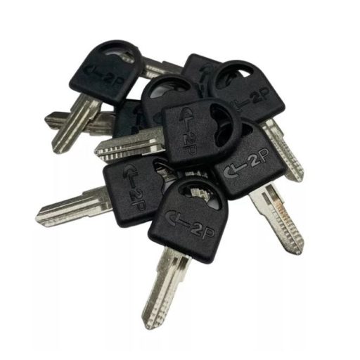 Bútorzár kulcs cilinderes kivitelhez (nyerskulcs)  - CL-103, 55-10 (műanyag kulcsfej)