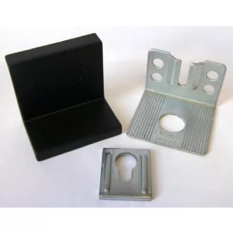 Bútorakasztó   40mm hajlított IKEA  - Fekete 35x50mm