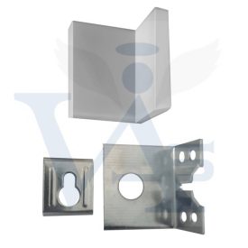 Bútorakasztó   40mm hajlított IKEA  - Szürke 35x50mm