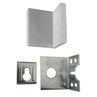 Bútorakasztó   40mm hajlított IKEA  - Szürke 35x50mm