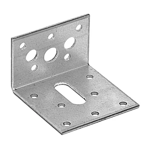 Szegezőlemez-SAROK   60x  40x  60x2,5mm  - HORGANYZOTT, Állítható