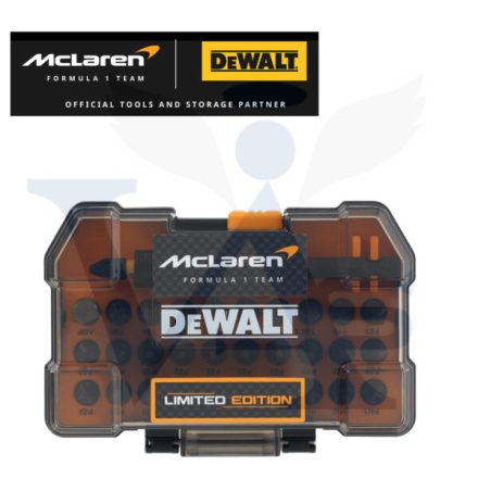 DEWALT Bitfej készlet DT70900-QZ - McLaren Edition, 32 részes TSTAK tárolóval! (Impact ready)