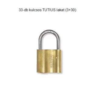 Lakat_TUTIUS 2048/45-3 k.eredeti +30 db másolt kulcs!