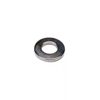   Mágnes korong Furatos 25mm - Ezüst, gyűrű alak, "25,4 x 12,7 x 3,175mm" (neodímium)