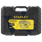STANLEY dugókulcs készlet 1/2"-24-rész - STMT82830-1 (8-32mm Hatlapú)