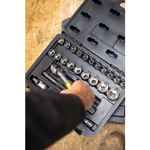 STANLEY dugókulcs készlet 1/2"-24-rész - STMT82830-1 (8-32mm Hatlapú)