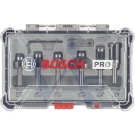   BOSCH profil és élmaró-készlet   6-rész - PRO (8mm szár) kofferes