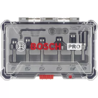   BOSCH profil és élmaró-készlet   6-rész - PRO (8mm szár) kofferes