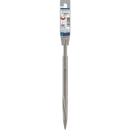 BOSCH SDS plus hegyesvéső 250mm Long-Life - Plus-5C, ÖNÉLEZŐ-csavart vég, véséshez, bontáshoz (beton, tégla)