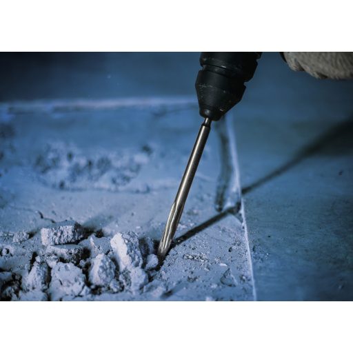 BOSCH SDS plus hegyesvéső 250mm Long-Life - Plus-5C, ÖNÉLEZŐ-csavart vég, véséshez, bontáshoz (beton, tégla)