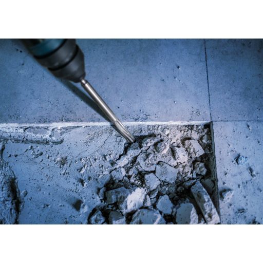 BOSCH SDS plus hegyesvéső 250mm Long-Life - Plus-5C, ÖNÉLEZŐ-csavart vég, véséshez, bontáshoz (beton, tégla)