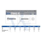 Lemezcsavar ÖNMETSZŐ-DF 4,2x  13,0mm  - D-FEJ DIN7981/C (festett-FEKETE!!)