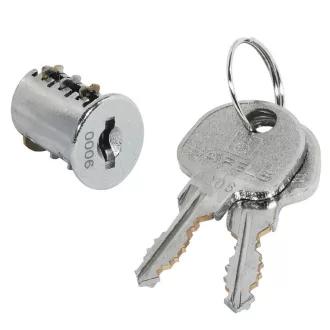   Bútorzár cilinderbetét középrész 12,5x21,7mm/2 kulcs Häfele Symo (EC Pure E1)