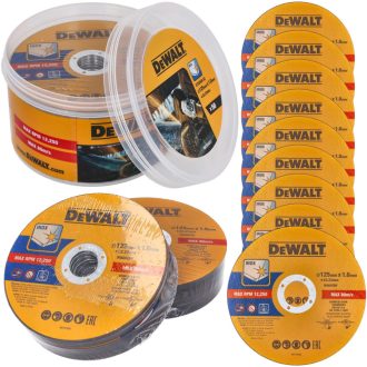   DEWALT vágókorong 125x1,00x22,2mm DT20598-QZ - BONDED-ragasztott (rozsdamentes acélok, vas- és színesfémek vágásához!) AKCIÓ!