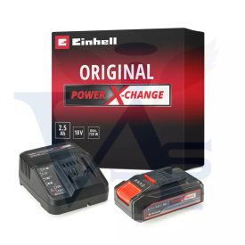   Einhell akkumulátortöltő  18v Starter Kit + 2.5 Ah akku 45.120.97    (1db-akkuval)