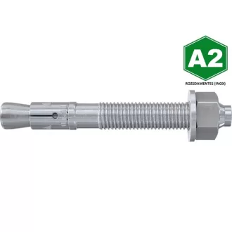  Alapcsavar-A2 MN 16x170mm Rögzítőgyűrűs - INOX Rozsdamentes MINŐSÍTÉS NÉLKÜL
