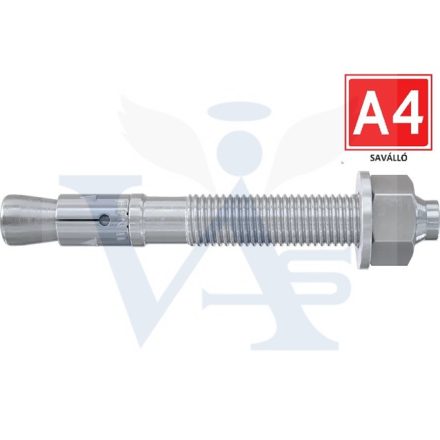 Alapcsavar-A4 CE   8x105mm Rögzítőgyűrűs - SAVÁLLÓ CE-ETA minősítéssel