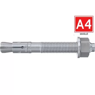   Alapcsavar-A4 CE 12x125mm Rögzítőgyűrűs - SAVÁLLÓ CE-ETA minősítéssel