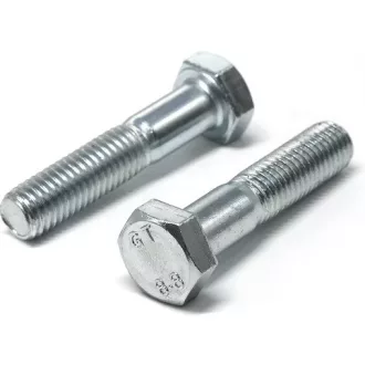   Csavar hatlap DIN931   8.8 M  4x  45 RM  - Részmenet HORGANYZOTT