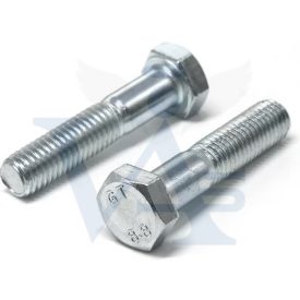   Csavar hatlap DIN931   8.8 M12x  85 RM  - Részmenet HORGANYZOTT