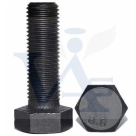 Csavar hatlap DIN933   8.8 M12x  65 TM  - Tövigmenet NATÚR