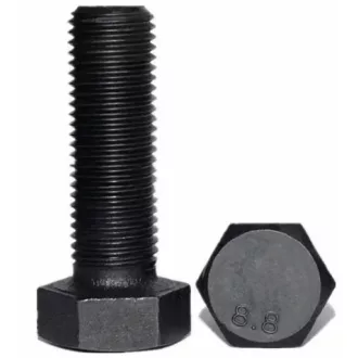 Csavar hatlap DIN933   8.8 M16x120 TM  - Tövigmenet NATÚR