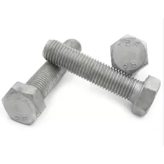   Csavar hatlap DIN933   8.8 M20x  90 TM  - Tövigmenet TÜZI-Horganyzott !!