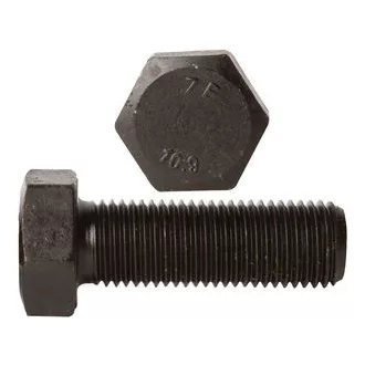 Csavar hatlap DIN933 10.9 M12x  90 TM  - Tövigmenet NATÚR