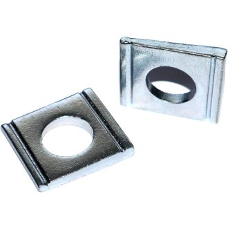   Alátét DIN434 M-24 LAPOS-NÉGYZET  - U-szelvényhez Horganyzott 100HV sarkos