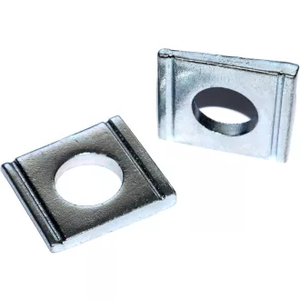   Alátét DIN434 M-27 LAPOS-NÉGYZET  - U-szelvényhez TÜZI-Horganyzott 100HV !!
