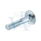 Csavar kapupánt DIN603 4.8 Részmenet M  6x140  - HORGANYZOTT