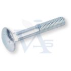 Csavar kapupánt DIN603 4.8 Részmenet M16x  80  - HORGANYZOTT