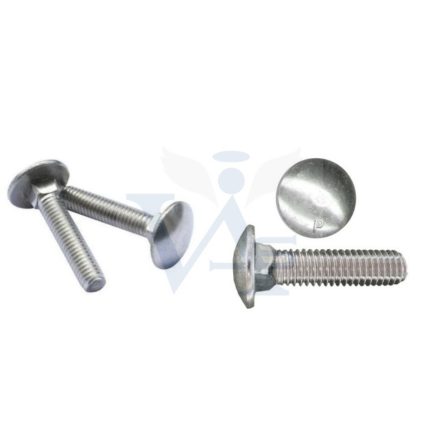 Csavar kapupánt DIN603 4.8 Tövigmenet M16x  60  - HORGANYZOTT