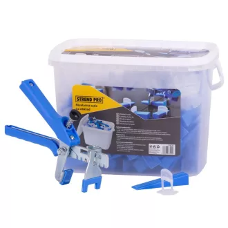   Csempe szintező készlet  1,0mm  STR-PRO - VINNON 100db ék-100db talp+fogó/csomag