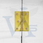 Csuklóspánt 3093/120mm SÁRGA  - horganyzott