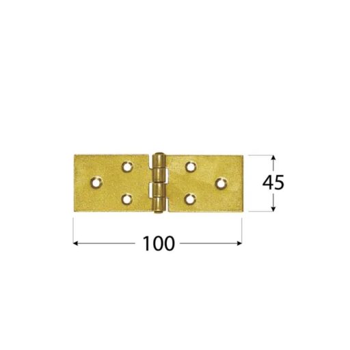 Csuklóspánt extra széles/100x  45mm  - DMX 8025 Z  SÁRGA-horg.