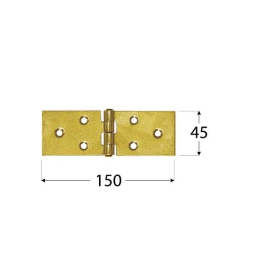 Csuklóspánt extra széles/150x  45mm  - DMX 8028  SÁRGA-horg.