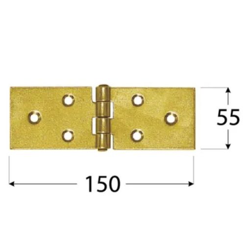 Csuklóspánt extra széles/150x  55mm  - DMX 8029  SÁRGA-horg.