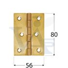 Csuklóspánt keskeny/   80mm SÁRGA  - horganyzott DMX ZS80 N°8019 (  80x58/1,5mm)