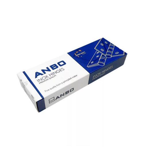 Csuklóspánt-A2 ANBO /100mm INOX - 100x  75x2,0mm 2db-csappal SH2003