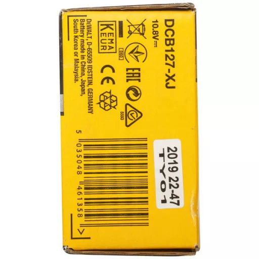 DEWALT akkumulátor készlet DCB127-XJ - 10,8/12V-2Ah (led kijelzős)