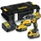 DEWALT akkumulátoros Fúrócsavarozó DCD791P3A-QW - 18V XR TSTAK Szénkefe mentes! KÉSZLET! (koffer+töltő+3db 5,0Ah akkumulátor)