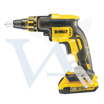 DEWALT akkumulátoros Gipszkarton-csavarozó DCF620D2-QW - 18V-OS XR LI-ION Szénkefe nélküli! (koffer+töltő+2db 2Ah akkumulátor)