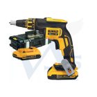 DEWALT akkumulátoros Gipszkarton-csavarozó DCF620D2-QW - 18V-OS XR LI-ION Szénkefe nélküli! (koffer+töltő+2db 2Ah akkumulátor)
