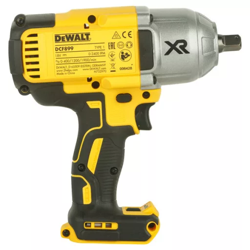 DEWALT akkumulátoros Ütve-csavarozó DCF899N-XJ - 18V XR Szénklefe nélküli! NAGYNYOMATÉKÚ 3 sebességes (akkumulátor és töltő nélkül!)