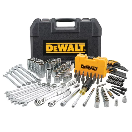 DEWALT Dugókulcs készlet METRIKUS, DWMT73802-1 - 142 részes (1/4"-3/8"+ kulcsok és bitfejek, kombinált kivitel)