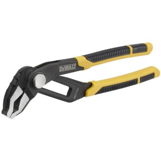   DEWALT vízpumpafogó 250mm nyomógombos DWHT0-74431 - Kovácsolt acél, ERGO plasztik-nyél