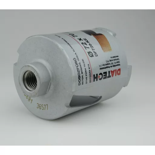 DIATECH dobozfúró GYÉMÁNT   72x70mm SDS+/Hatszög befogás IPARI! (Tégla, Beton, Építőanyagok) AKCIÓ!