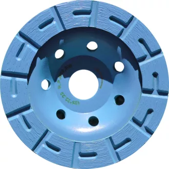   DIATECH gyémánt csiszolótányér CCW-ECO 125x22,2x5,5mm - KÉK LIMITED (Beton ÖREG-VASALT, márvány és gránit)